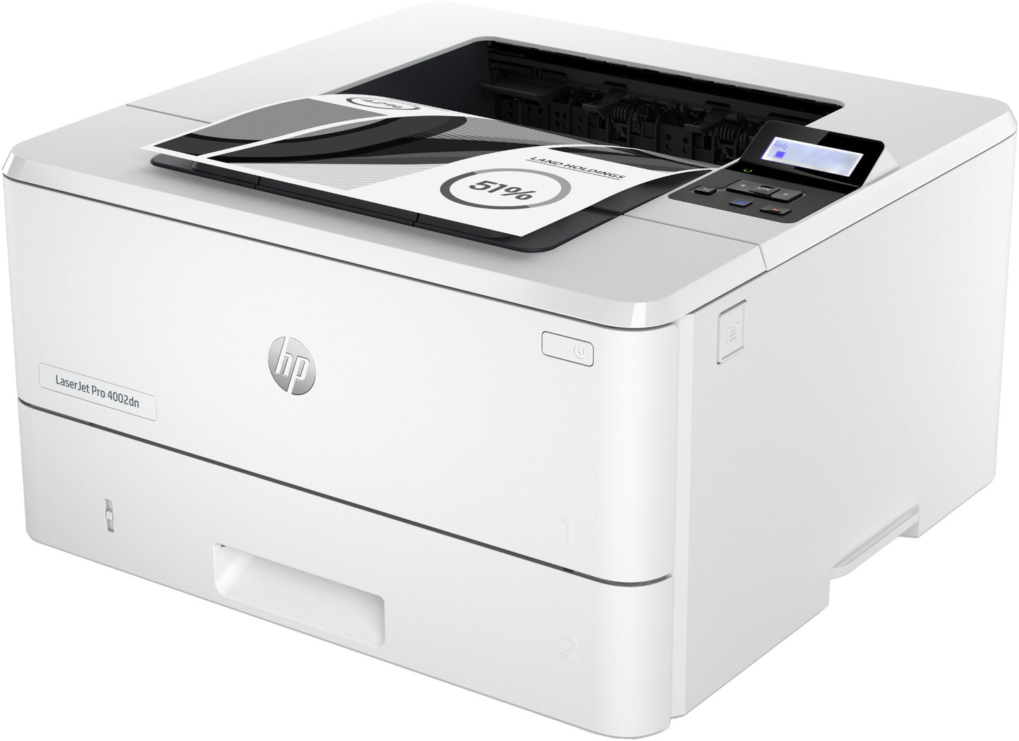 2Z605F#B19 HP LaserJet Pro 4002dn Printer, Black and white, Printer for Small medium business, Print, Two-sided printing; Fast first page out speeds; Energy Efficient; Compact Size; Strong Security
