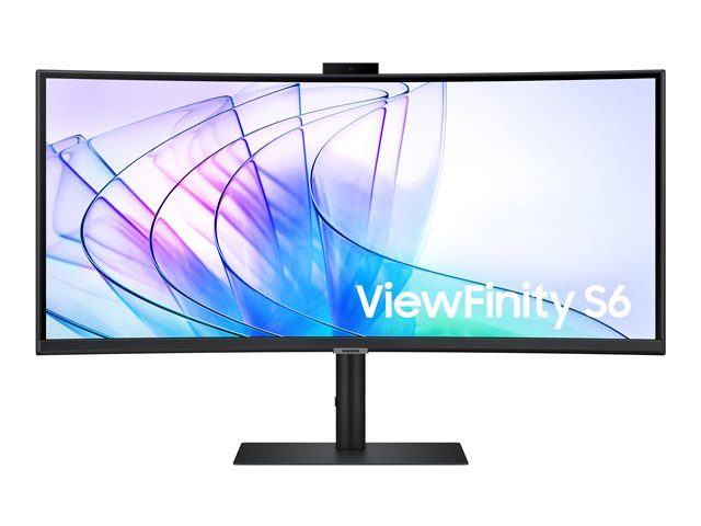 LS34C652VAUXXU Samsung ViewFinity S6 S34C652VAU - S65VC Series - LED monitor - curved - 34" - 3440 x 1440 UWQHD @ 100 Hz - VA - 350 cd/m? - 3000:1 - HDR10 - 5 ms - HDMI, DisplayPort, USB-C - speakers - black