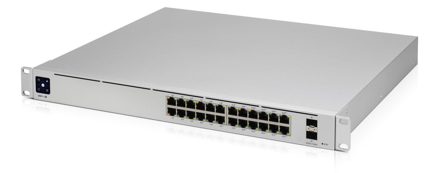 USW-PRO-24-POE Ubiquiti UniFi Pro 24-Port PoE Managed L2/L3 Gigabit Ethernet (10/100/1000) Power over Ethernet (PoE) 1U Silver