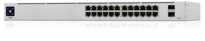 USW-24-POE Ubiquiti UniFi 24-Port PoE Managed L2/L3 Gigabit Ethernet (10/100/1000) Power over Ethernet (PoE) 1U Silver