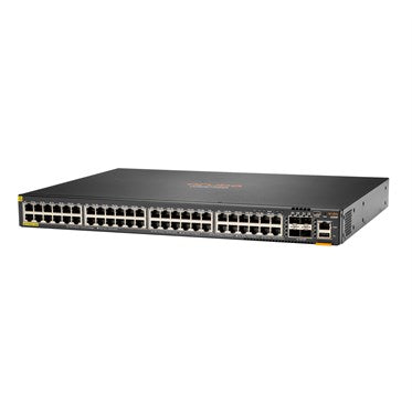 JL727A HPE Aruba 6200F 48G Class4 PoE 4SFP+ 370W, Managed, L3, Gigabit Ethernet (10/100/1000), Power over Ethernet (PoE), Rack mounting, 1U