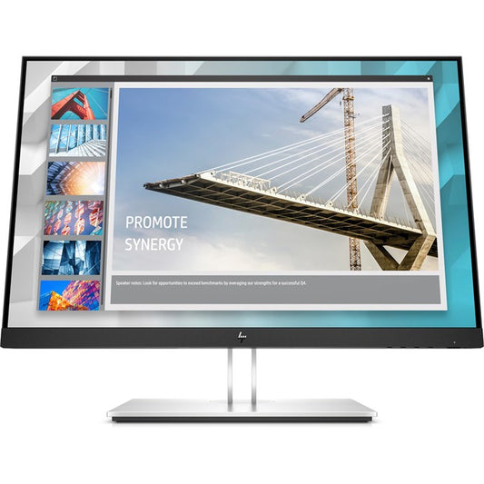 9VJ40AA#ABU HP E-Series E24i G4, 61 cm (24"), 1920 x 1200 pixels, WUXGA, 5 ms, Black, Silver