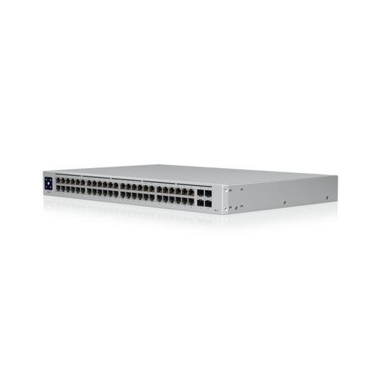 USW-48-POE Ubiquiti UniFi USW-48-POE network switch Managed L2 Gigabit Ethernet (10/100/1000) Power over Ethernet (PoE) 1U Stainless steel