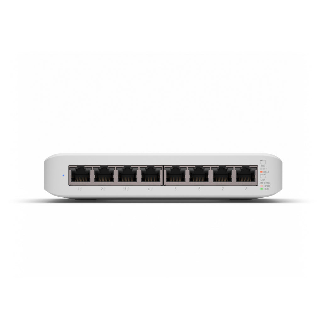 USW-LITE-8-POE Ubiquiti UniFi Switch Lite 8 PoE Managed L2 Gigabit Ethernet (10/100/1000) Power over Ethernet (PoE) White