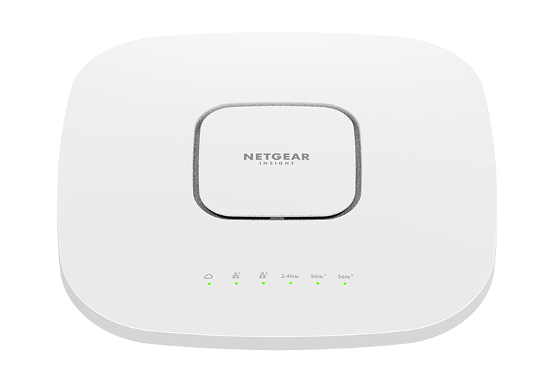 WAX630-100EUS  NETGEAR Insight Cloud Managed WiFi 6 AX6000 Tri-band Multi-Gig Access Point (WAX630) 6000 Mbit/s White Power over Ethernet (PoE)