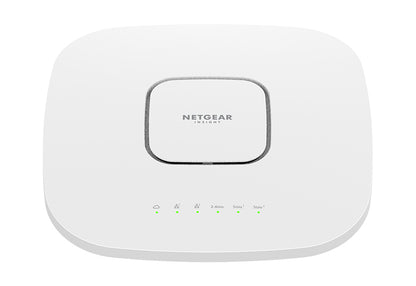 WAX630-100EUS  NETGEAR Insight Cloud Managed WiFi 6 AX6000 Tri-band Multi-Gig Access Point (WAX630) 6000 Mbit/s White Power over Ethernet (PoE)